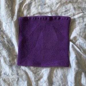 Purple tube top